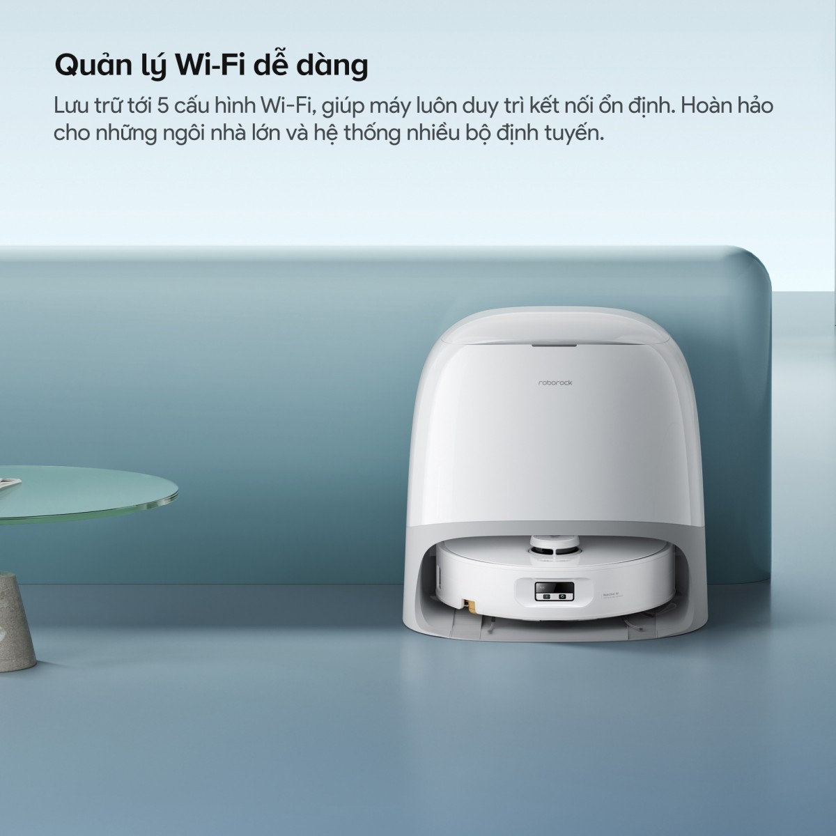 Robot hút bụi Roborock Qrevo Curv 2 Flow