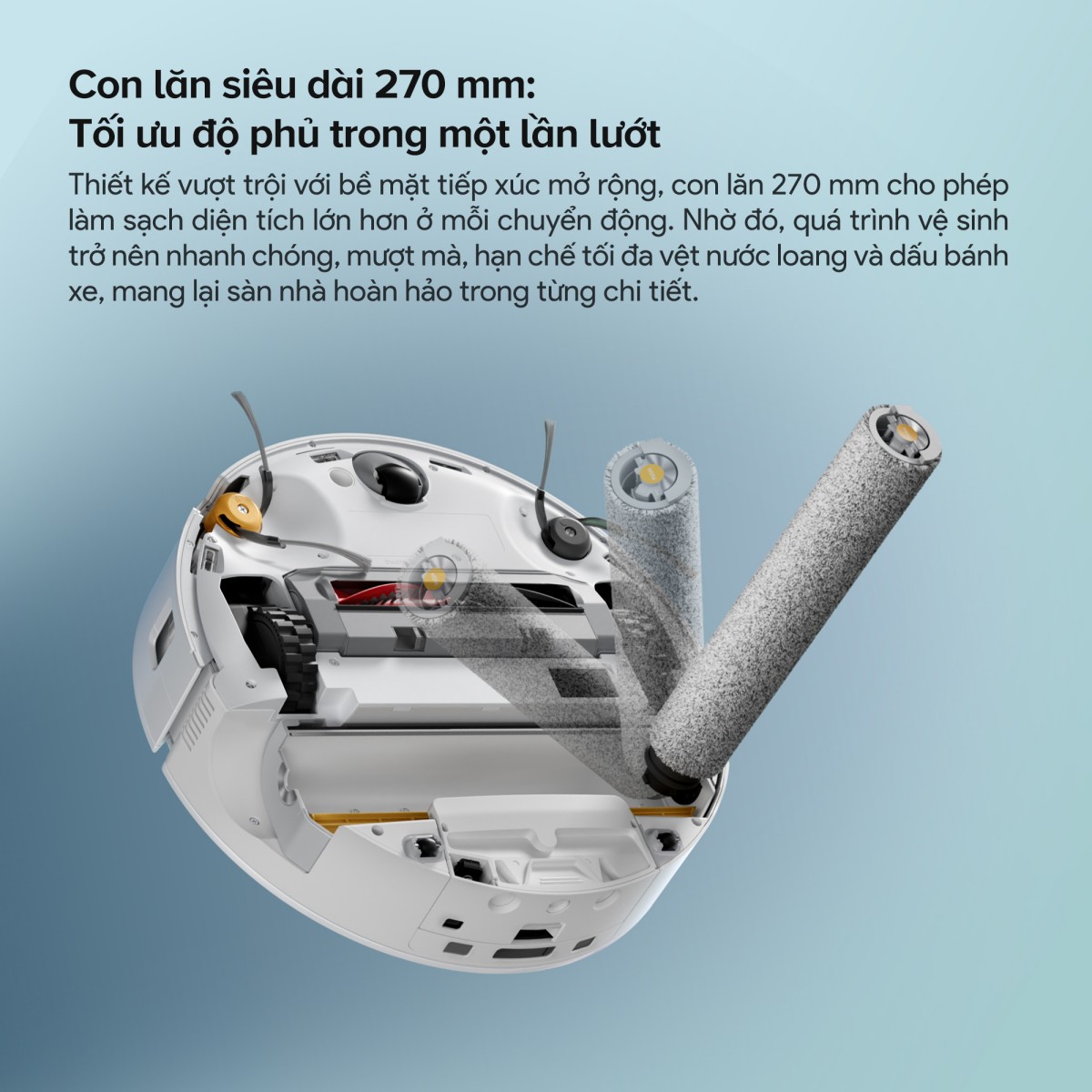 Robot hút bụi Roborock Qrevo Curv 2 Flow