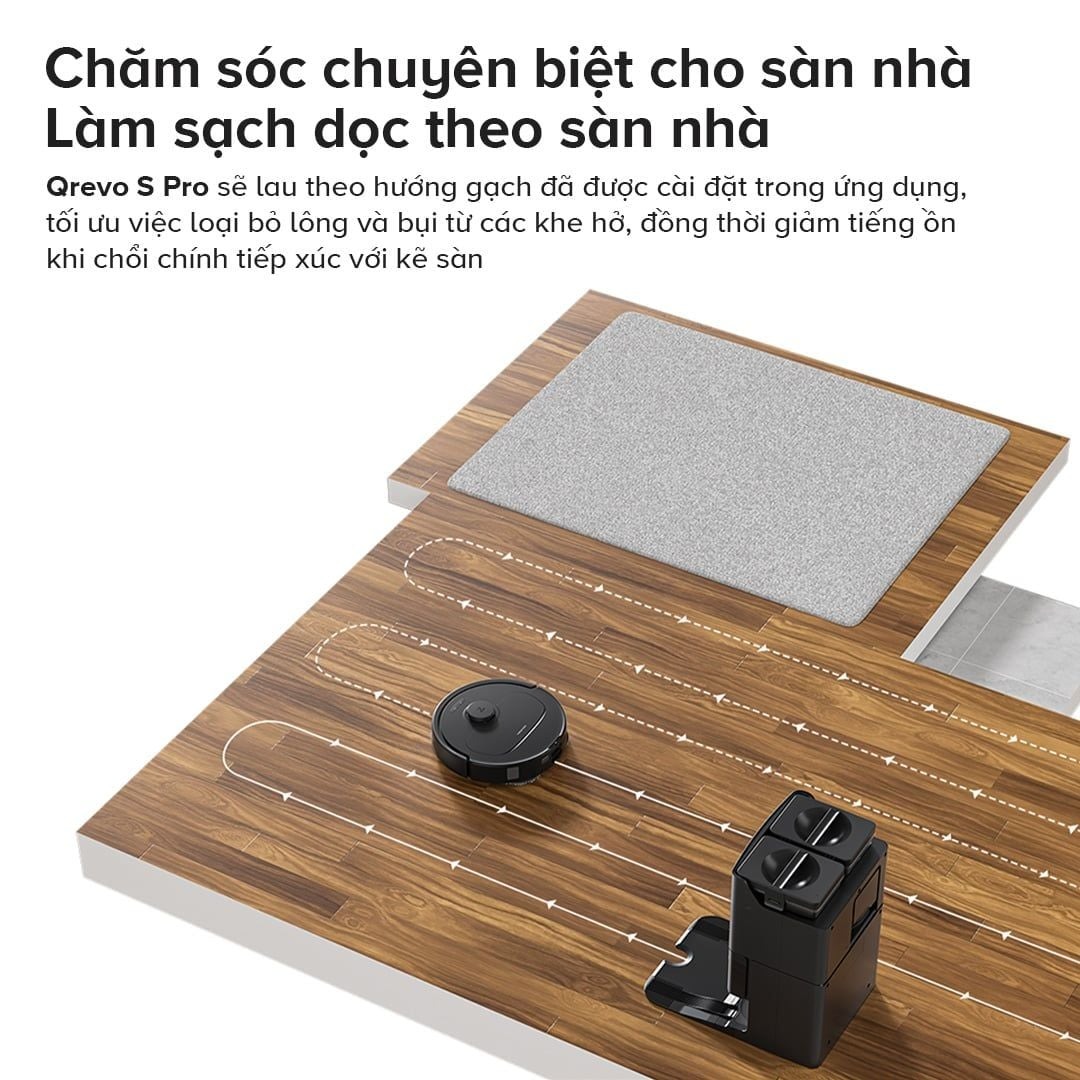 Robot hút bụi Roborock Qrevo S Pro