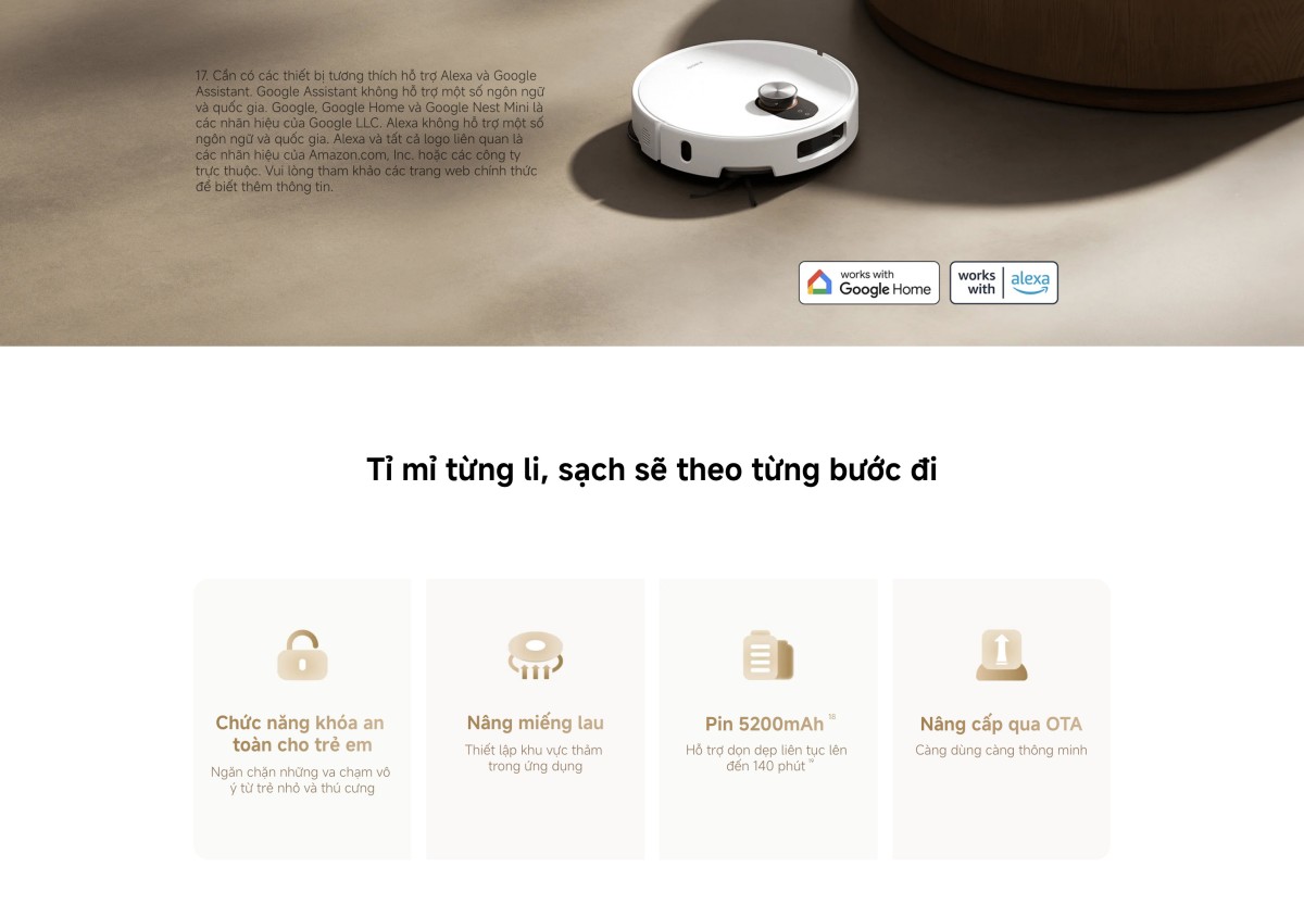 Robot hút bụi Xiaomi Robot Vacuum 5