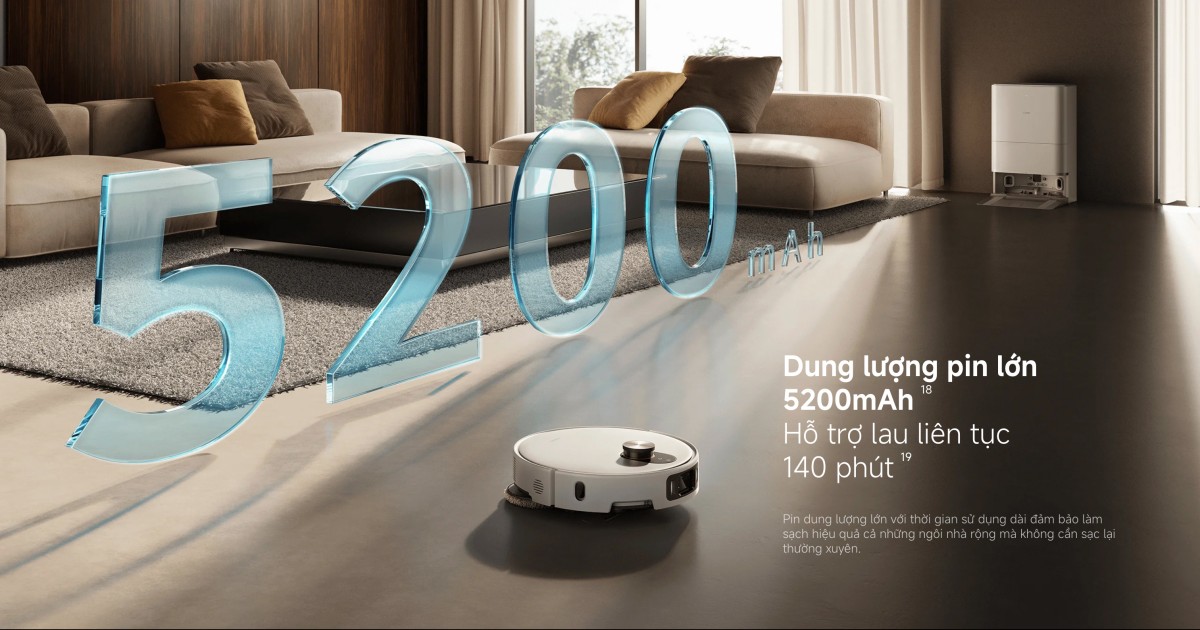 Robot hút bụi Xiaomi Robot Vacuum 5 Pro