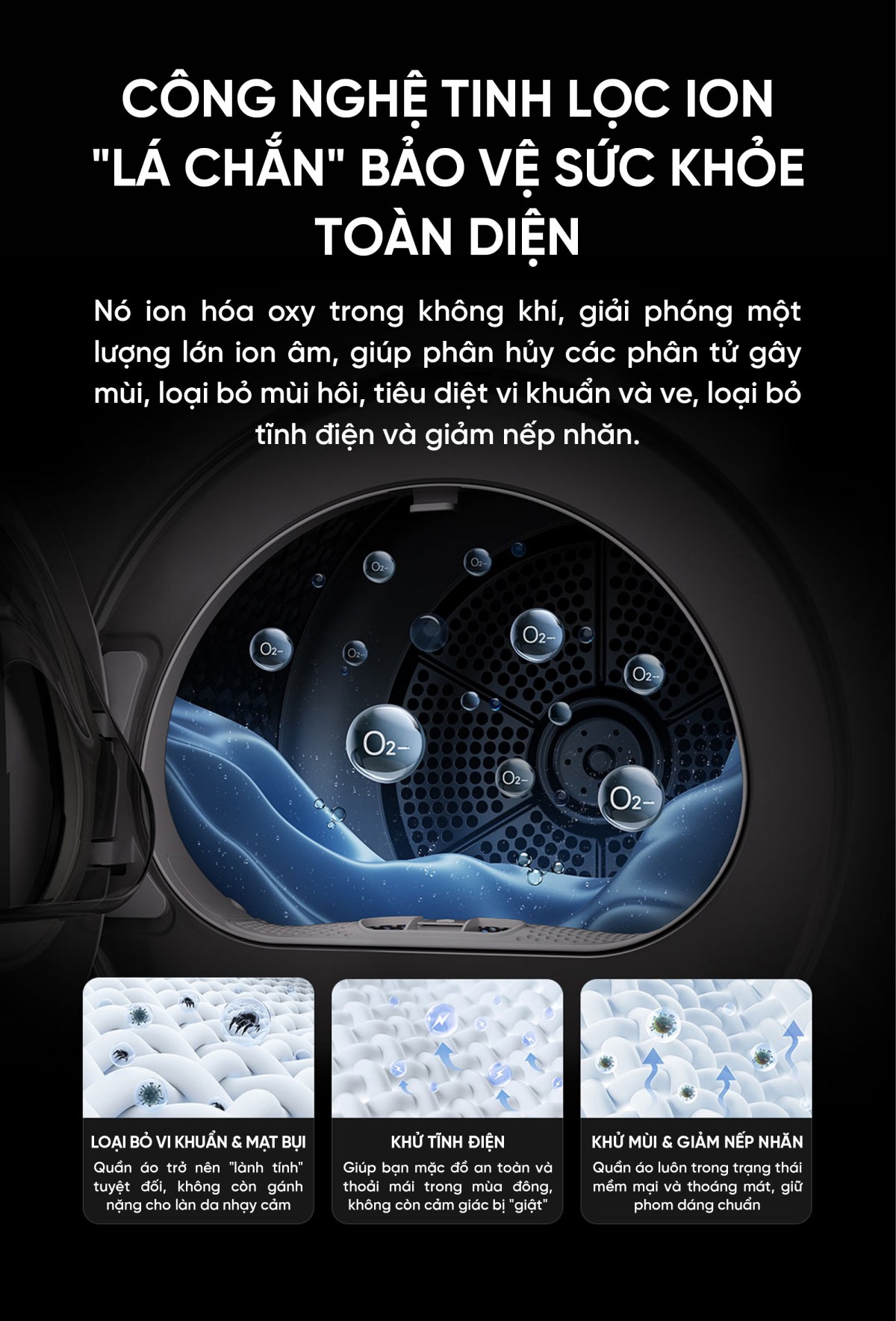 Máy sấy quần áo Xiaomi Mijia H100MJ103 2025 sấy 10kg Sấy Bơm Nhiệt