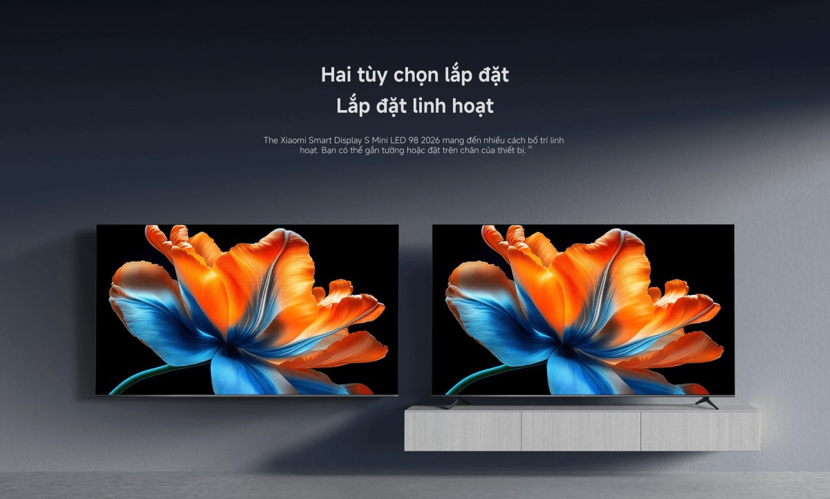 Xiaomi Smart Display S Mini LED 98 2026 | 98 Inch – QD-Mini LED – 4K/144Hz – 3GB/32GB