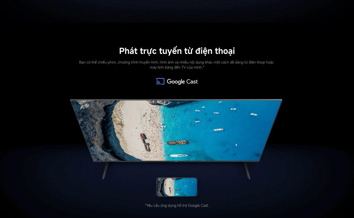 Tivi Xiaomi A 55 Inch - 2026 Bản Quốc Tế - 4K/60Hz - 2GB/8GB