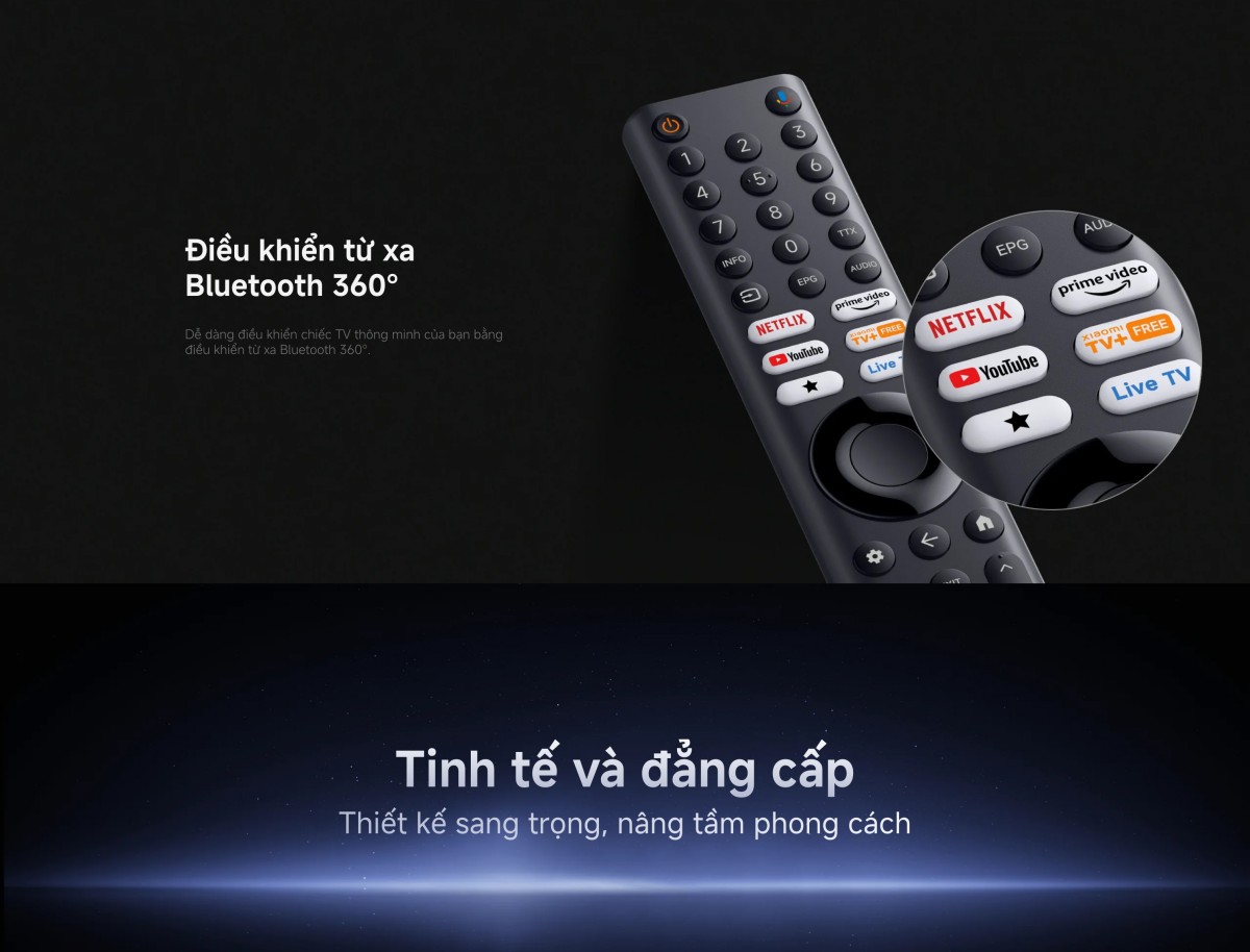 Tivi Xiaomi S Pro Mini LED 75 Inch 2026 - Bản Quốc Tế - 4K/144Hz - 3GB/32GB