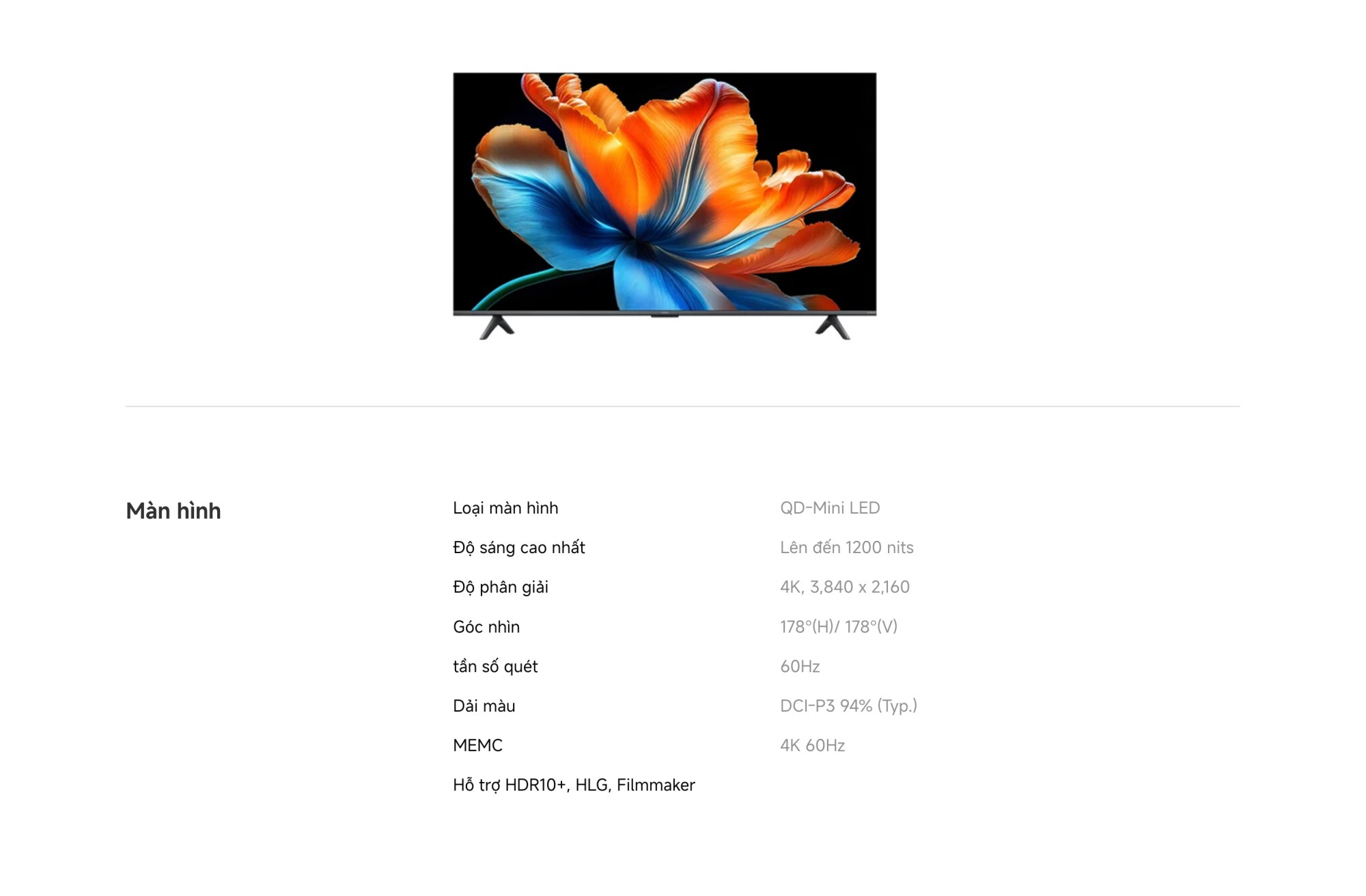 Xiaomi TV S Mini LED 55 2026 | 55 Inch – QD-Mini LED – 4K/60Hz – 2GB/32GB
