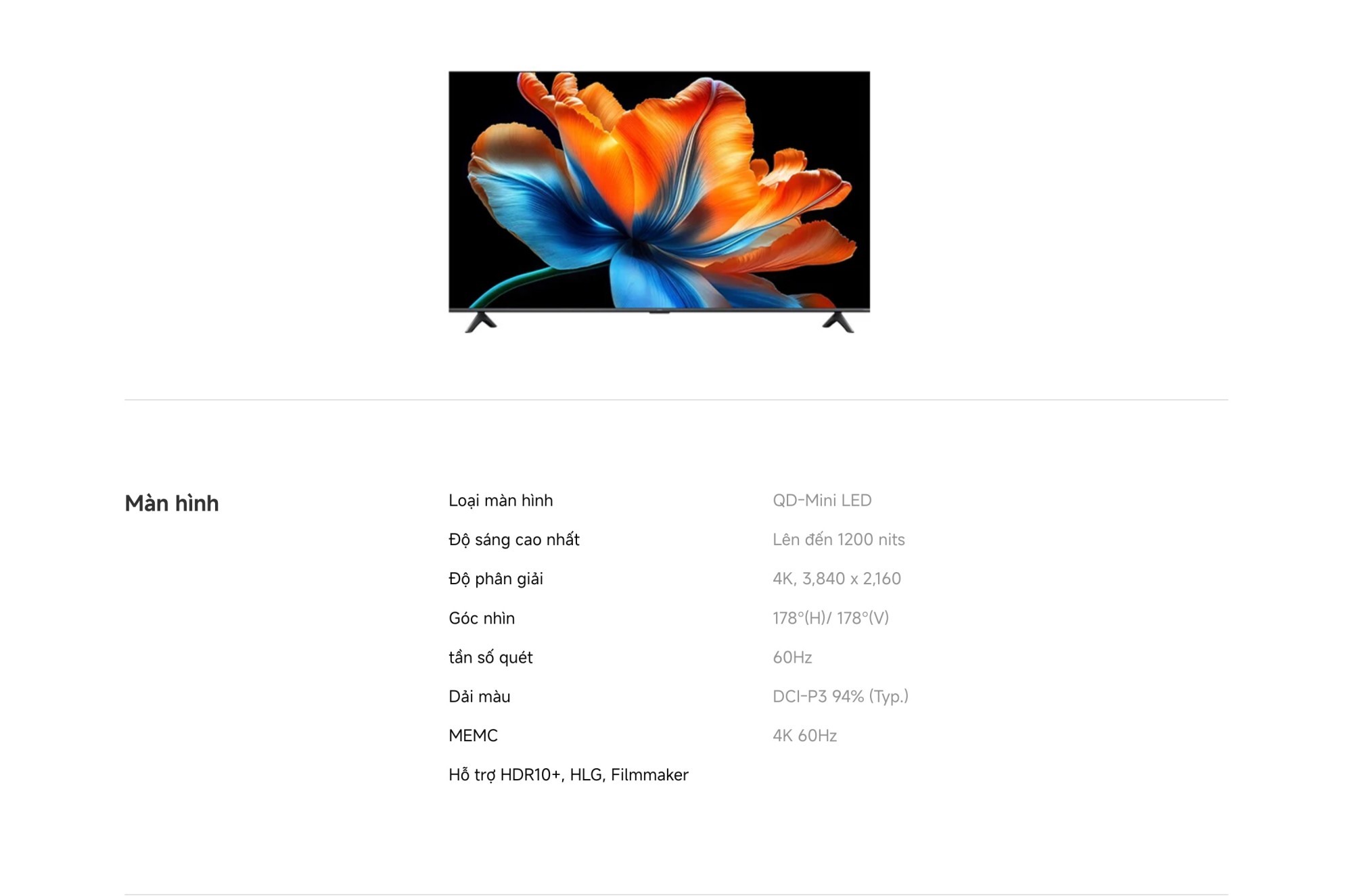 Xiaomi TV S Mini LED 75 2026 | 75 Inch – QD-Mini LED – 4K/60Hz – 2GB/32GB