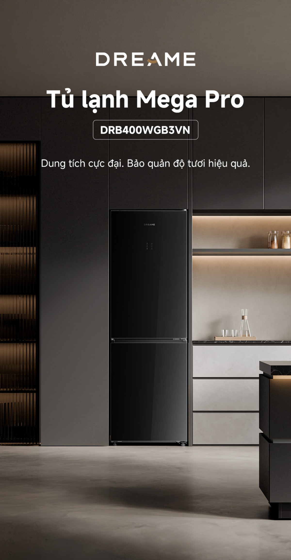 Tủ lạnh Dreame Mega Pro 409L