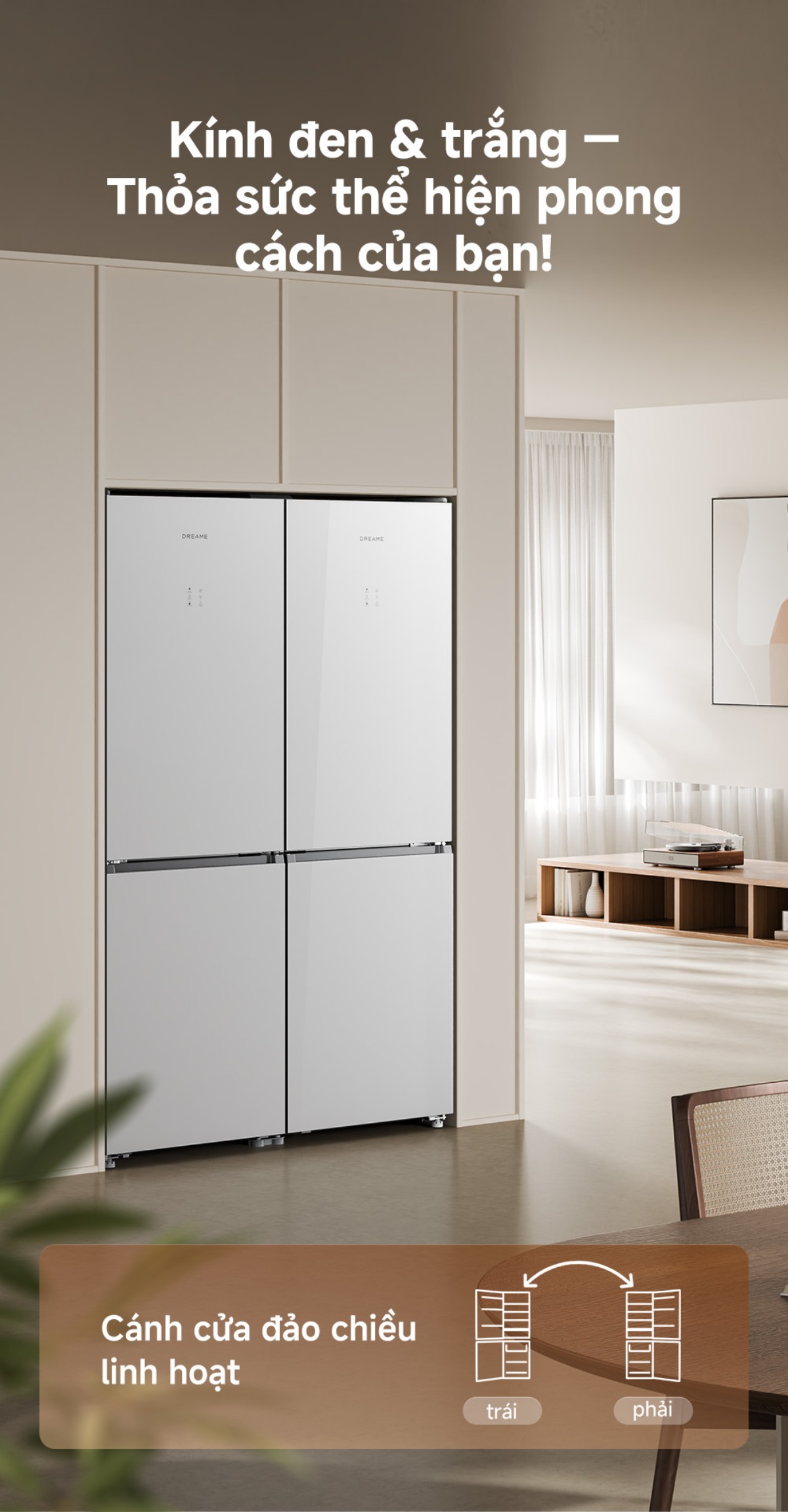 Tủ lạnh Dreame Mega Pro 409L