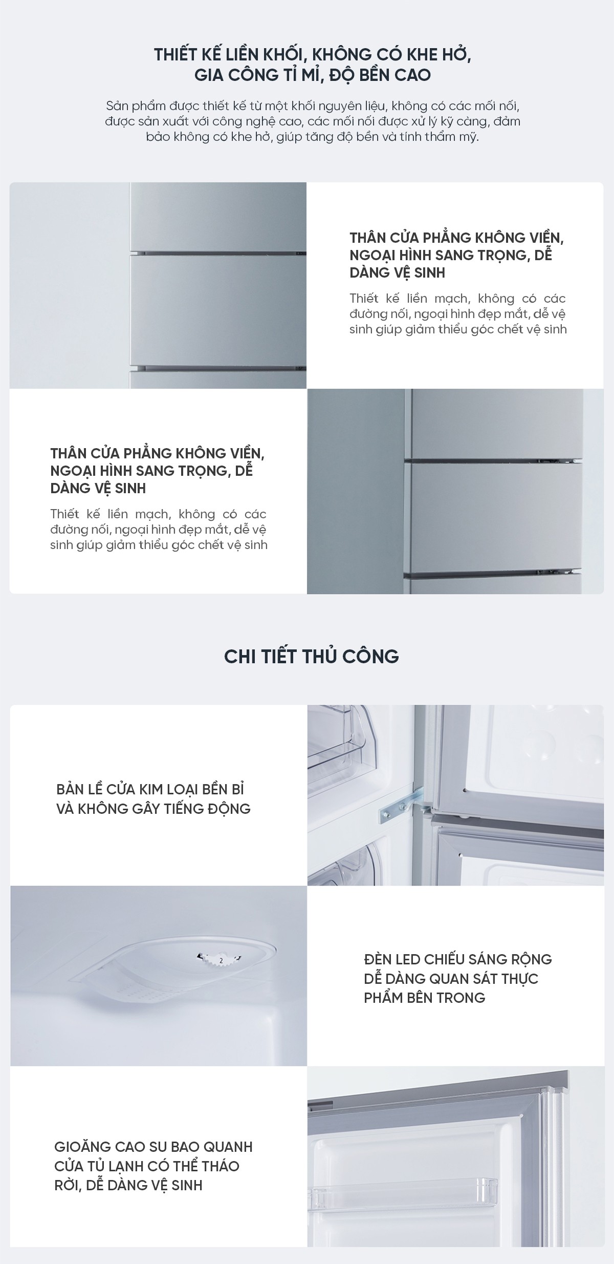 Tủ lạnh 3 cánh Xiaomi Mijia 215L thiết kế độc đáo, có ngăn đông mềm