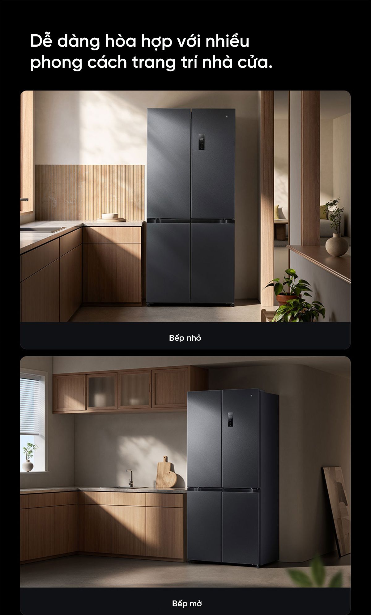 Tủ lạnh Xiaomi Mijia 513L Pro, 4 cửa, siêu mỏng