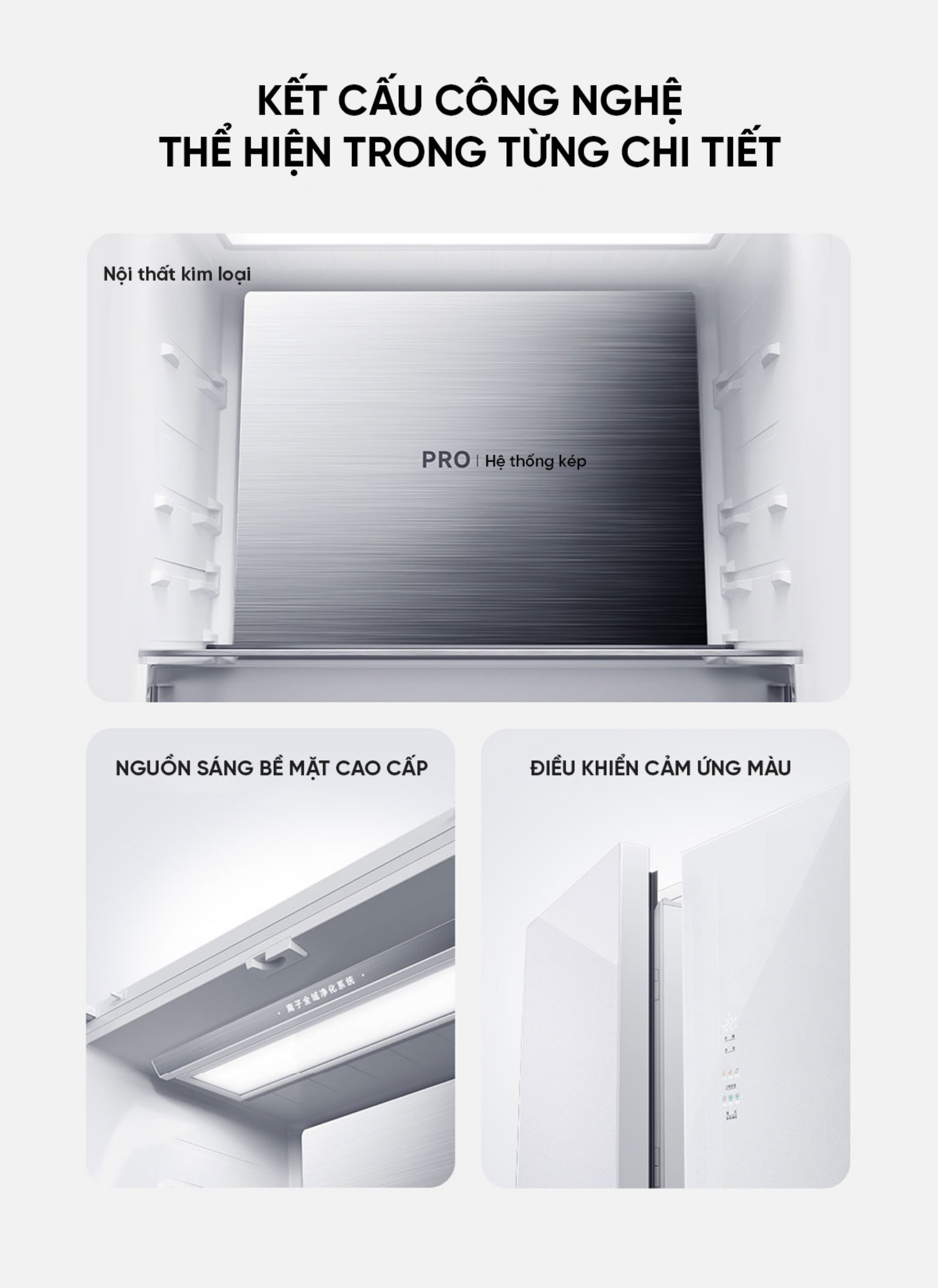Tủ lạnh Xiaomi Mijia 508L Pro kiểu Pháp, thiết kế siêu mỏng