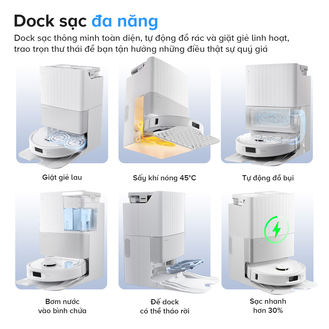 Robot hút bụi Roborock Q Revo 5AE