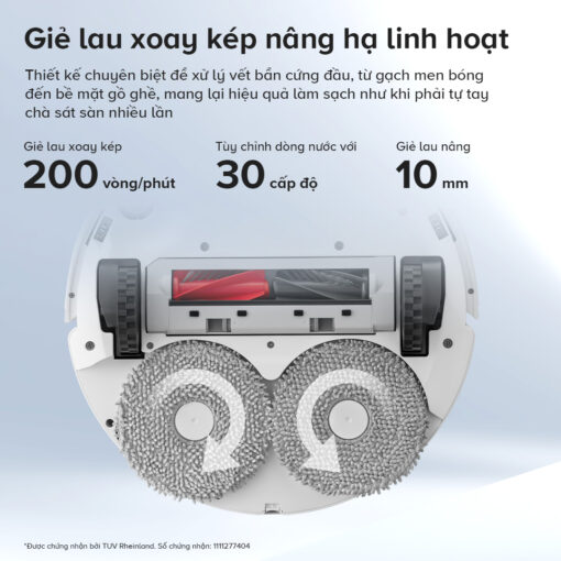 Robot hút bụi Roborock Qrevo C Pro