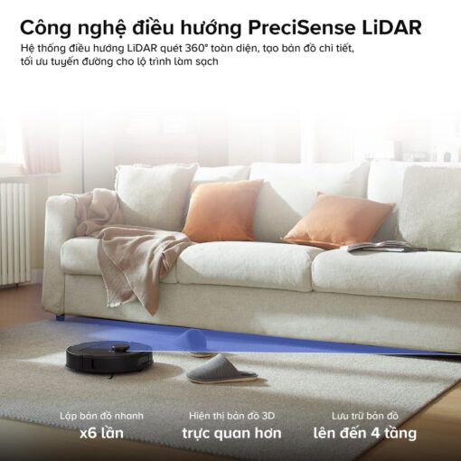 Robot hút bụi Roborock Qrevo S Pro
